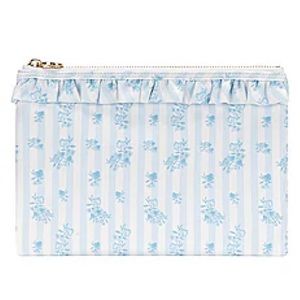 Stoney Clover Lane High Tea Printed Ruffle Flat Pouch in Fine China Brand New